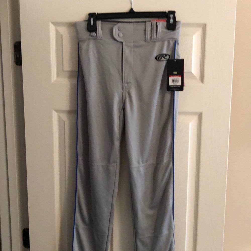 NWT Rawlings Men’s Grey Baseball Pants